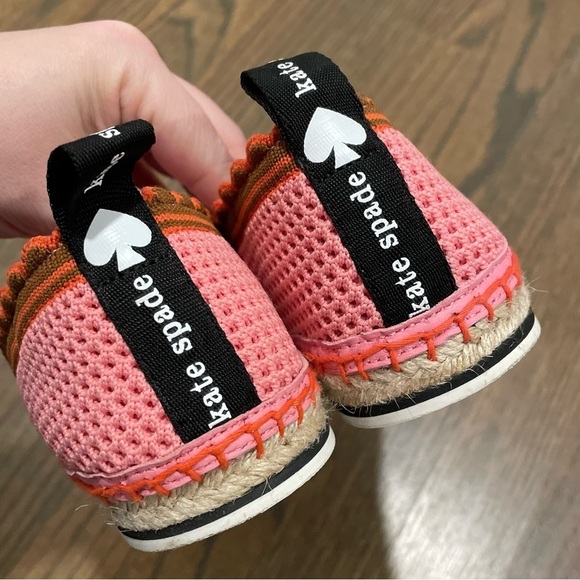Kate Spade Knottingham Knitted Espadrille Flats Pink 6B - Picture 9 of 11